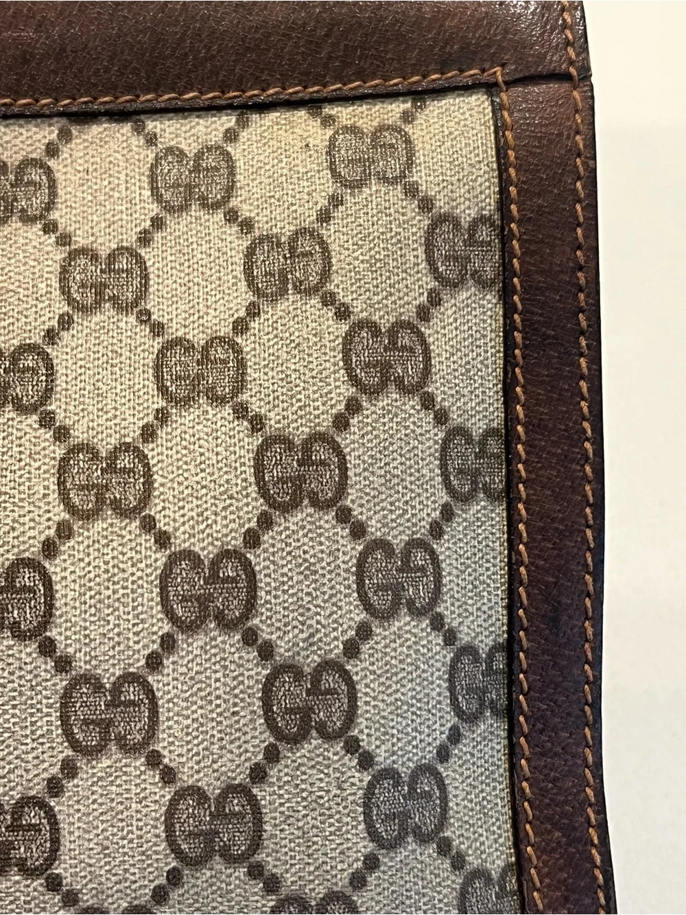 Vintage Gucci GG Supreme Web Clutch/Pouch